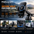 KELVURON™ VisionDock X9 3-in-1 Wireless Charging Car Phone Mount