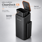 KELVURON™ CleanDock C5 Slim Car Trash & Utility Bin