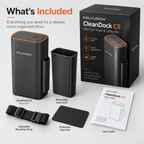 KELVURON™ CleanDock C5 Slim Car Trash & Utility Bin