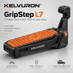 KELVURON™ GripStep L7 Foldable Door-Latch Roof Access Step