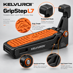 KELVURON™ GripStep L7 Foldable Door-Latch Roof Access Step