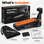 KELVURON™ GripStep L7 Foldable Door-Latch Roof Access Step