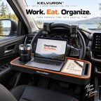 KELVURON™ PivotDesk S8 Foldable Steering Wheel Tray