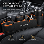 KELVURON™ SeatGap Pro S5 Car Seat Gap Organizer
