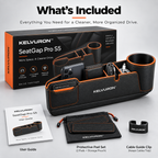 KELVURON™ SeatGap Pro S5 Car Seat Gap Organizer