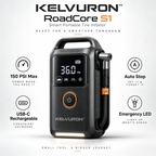 KELVURON™ RoadCore S1 Smart Portable Tire Inflator