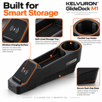 KELVURON™ GlideDock M1 Seat Gap Organizer & Wireless Charging Dock