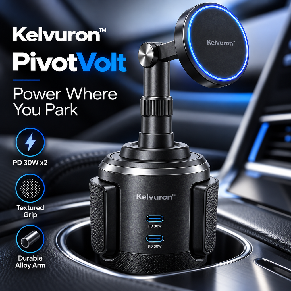 Kelvuron™ PivotVolt Cup Holder Mount